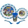 Stor SET DI STOVIGLIE PER BAMBINI DA 5 PEZZI. PIATTO, CIOTOLA, BICCHIERE DA 260 ML E POSATE. SENZA BPA E ADATTO AL MICROONDE. | SONIC