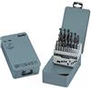 kwb KRAFTIXX Set di punte per metallo HSS - Set di punte per metallo, 25 pezzi, Ø da 1 a 13 mm (passo 0,5 mm)