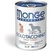 Monge Monoprotein Patè Solo Con Tacchino Scatolette Da 400g Cani Adulti