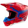 Alpinestars Casco Moto Cross Enduro Alpinestars S-M5 ACTION 2 22.06 Blu