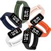 Xisair 6PCS Cinturini per Xiaomi Redmi Smart Band 2, Xiaomi Smart Band 8 Active Cinturino Sportivi in Silicone Cinturino Accessori per Orologi Redmi Band 2 & Xiaomi Band 8 Active Bracciali