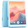 MECHEN 64GB Lettore MP3 Bluetooth 5.3, 2.4 Schermo Tattile, Portatile Lettore Musicale con Radio FM Altoparlante Line-in Registratore, Supporto Espandibile fino a 128GB (Azzurro, 64GB)