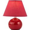 Brilliant Lampada Primo lampada da tavolo rossa | 1x D45, E14, 40W, adatto per proiettori a caduta (non inclusi) | Scala da A ++ a E | Con interruttore a cavo