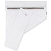 Full Circle Loads of Fun - Set di 4 cerniere per bucato in rete riciclata, riutilizzabili per indumenti - grandi vestiti, piccoli sacchetti per biancheria intima, 4 pezzi, colore: bianco