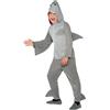 Smiffys Costume Squalo, Grigio, Pezzo Unico con Copricapo e Pinne Halloween