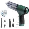 WANWEN Mini aspirapolvere per Auto Portatile Ricaricabile Senza Fili, soffiatore, Compressione del Vuoto 3 in 1 aspirapolvere a Mano 120 W 12000 Pa Potente aspirapolvere (Green)