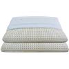 Baldiflex Emporio Coppia Cuscini Saponetta in Lattice, Fodera Maxicool, Traspiranti, antiacaro