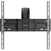 Meliconi Slimstyle Plus 400 SR, supporto con braccio ultra sottile da parete per TV a schermo piatto da 40'' a 82'', orientabile in orizzontale e verticale, VESA 200-300-400, colore nero