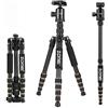 ZOMEI Z699C Treppiede portatile in fibra di carbonio con testa compatta da viaggio per Canon, Sony, Nikon, Samsung, Panasonic, Olympus, Kodak, Fuji, Telecamere e Videocamera