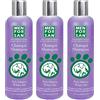 MENFORSAN White Hair Dog Shampoo 300 ml, confezione da 3 unità, intensificatore di colore con pH neutro, adattato al cane
