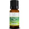 Optima Naturals Olio essenziale di Tea Tree, Tea Tree Oil 100% puro e naturale di origine australiana per aromaterapia, cura della pelle, cura dei capelli 10 ml Australian Company Tea Tree