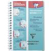 Clairefontaine 141820C Quaderno vocabolario Koverbook Incolore - 11x17 cm - 100 pagine Rigate con margini + 2 alette et 4 Linguette amovibili - Carta Bianca 90 g - copertina in polipropilene