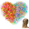 Hanyousheng Elastici Capelli, Elastici Capelli Piccoli, Mini Elastici Capelli, 1500 Pezzi Multicolore Elastici Piccoli per Treccine, Mini Elastici Gomma, Elastici Capelli per Bambina, Ragazze