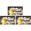 Gillette 30 Lamette da Barba Gillette 7 o' Clock Super Platinum