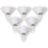 VINBE Lampadine alogene MR16, faretto alogeno 50W 12V MR16 GU5.3, bianco caldo, confezione da 6