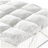 Casatex | Topper Bed in Microsfere 5 cm - Coprimaterasso Trapuntato e Soffice, 100% Anallergico e Traspirante, corregge i difetti del materasso | Matrimoniale 170x200x5 cm