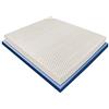 Baldiflex Emporio Materasso Lattice Matrimoniale 160x190 cm Alto 18 cm con 7 Zone a Portanza Differenziata e Fodera 3D Air in Aloe Vera Sfoderabile Antiacaro e Traspirante