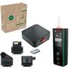 Bosch Distanziometro laser Zamo 4a gen. con 3 attacchi (misurazione facile e precisa fino a 25 m, batterie ricaricabili tramite USB-C®, con funzione di aggancio, in scatola di cartone E-Commerce)