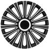 AUTO-STYLE AutoStyle Set di 4 Copricerchi Lemans 17 Pollici Nero/Argento