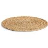 Zeller 27033 - Tovaglietta, motivo giacinto d'acqua, colore: naturale, ca. Ø 38 cm, decorazione da tavolo, decorazione …