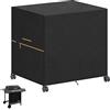 VANSHEIM Copertura per Barbecue da Esterno Copribarbeque Impermeabile,Copertura Barbecue Rettangolare per Weber,Char-Broil Barbecue 90x65x90cm