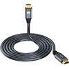 Twozoh Cavo HDMI 4K 15M 2.0 Ad Alta Velocità, Intrecciato Compatibile Con PS5, PS3, PS4, PC, Proiettore, HDTV, Xbox