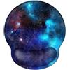 AOKSUNOVA Tappetino Mouse Ergonomico con Poggiapolsi Mouse Pad Galaxy | Mouse pad ergonomico con poggiapolsi in gel, superficie Lycra liscia e base antiscivolo per lavoro, studio e gaming