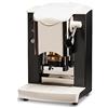 FABER COFFEE MACHINES | Modello Slot Inox | Macchina caffe a cialde ese 44mm | Pressacialda in ottone regolabile (NERO | BIANCO)