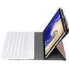 JOYAMO Tastiera del Tablet A510 Bluetooth 3.0 Custodia Tablet in Pelle Bluetooth Staccabile Ultra-Sottile per Samsung Galaxy Tab A 10.1 T510 / T515, con Slot a Penna e Supporto Tastiera del Tablet