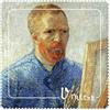 all sas Panno per la pulizia degli occhiali in Microfibra con stampa quadro Van Gogh Autoritratto (di Fronte Verso Destra, al cavalletto)