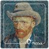 all sas Panno per la pulizia degli occhiali in Microfibra con stampa quadro Van Gogh Autoritratto con cappello di feltro grigio