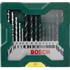 Bosch Professional Set Bosch Da 15 Pz. Set Di Punte Mini-X-Line (per Legno, Muratura E Metallo, Accessori Trapano Avvitatore)