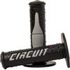 Circuit Equipment - Manopole Electra Racing - sistema lock-on, controllo preciso e polimero confortevole - nero/grigio - per moto off-road e dual-sport