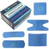 Qualicare Blue Detectable - Cerotti assortiti impermeabili, confezione da 100