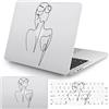Vozehui Cover compatibile con MacBook Pro 13 Laptop Case 2020 Release M1 A2338/A2251/A2289 Touch ID, con motivo in marmo, custodia rigida in plastica protettiva e custodia per tastiera