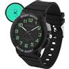 Juboos Orologi per Bambini,Orologio Analogico al Quarzo per Bambini per Ragazzi e Ragazze,Orologi Impermeabili per Insegnare il Tempo, Cinturino Morbido da Polso per Bambini (Nero)