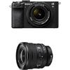 Sony Alpha 7CII di Sony | Fotocamera mirrorless full-frame (compatta, 33 MP, autofocus in tempo reale, 10 fps, video in 4K, display touch orientabile) + Lente SEL2860 + Lente SELP1635G (Nero)