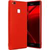 OneFlow Cover Flessibile SlimShield PRO Compatibile con Huawei P9 Lite | Silicone e TPU, Rosso