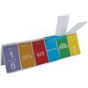 TimeTEX - Flipchart | Imparare le principali rotture e la loro rappresentazione. 20 blocchi a lembo diversi colori | Contenuto: 6 fogli a libro con carte colorate