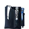 VIPERADE PJ12 EDC Fodero in pelle Guaina multiutensile Fondina per strumenti Fodero per coltello Guaina per torcia elettrica per Leatherman Guaina per coltello multiutensile con 2 tasche (Nero)