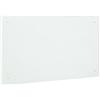 [neu.haus] Paraschizzi in Vetro Temperato Protezione Elegante e Resistente per Pareti di Cucina - Facile da Pulire, Resistente al Calore e ai Graffi 90 x 50 cm Bianco Opaco