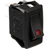 Lampa 45541 Micro Interruttore con Spia a LED, 12V/24V, Rosso