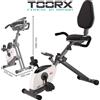 TOORX BRX R COMPACT Cyclette Recumbent magnetica orizzontale richiudibile