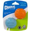Chuckit! Mancino! Fetch Dog Ball, giocattolo da masticare per cani in gomma resistente, compatibile con lanciatori di piccole dimensioni, piccolo, confezione da 2