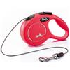 ZOLUX ITALIA Srl Guinzaglio New Classic Rosso con Corda - 3 mt Taglia XS