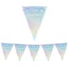BIG PARTY Festone bandiere Soft Rainbow - Buon Compleanno - 3 mt - Big Party (unità vendita 1 pz.)