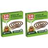 ZIG-ZAG Zig Zag, Spirali Citronatural, Naturali senza insetticida per esterno, durata 8 ore, all'olio essenziale di citronella, confezione da 20 spirali