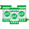 PUR Gum, Gomma Da Masticare Senza Zucchero, Con Xilitolo, Vegana, Senza Aspartame e Senza Glutine, Gomma Naturale Al Sapore Di Spearmint, 55 Pezzi, Confezione da 3