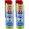 ZIG-ZAG Zig Zag, Formiche e Scarafaggi, Insetticida specifico per trattamenti terra muro, con valvola a doppia erogazione, formato 500 ml (Confezione da 2)