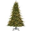 Black Box Trees Boyle - Albero di Natale artificiale con illuminazione a LED, 185 x 127 cm, colore: Verde